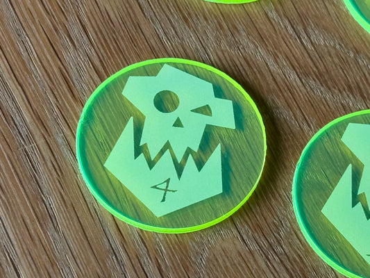 Wargame Orc Orkaz Clan Objective Markers