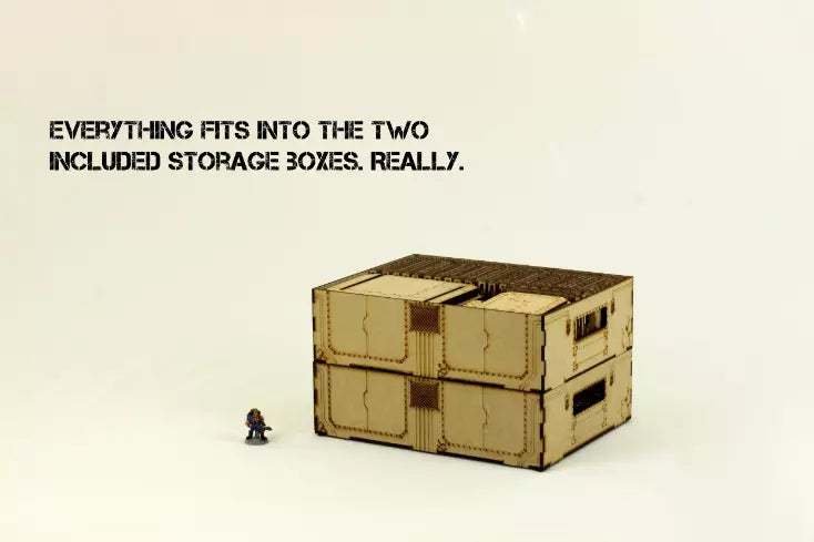 War gaming terrain table top gaming Bulk Heads Terrain set