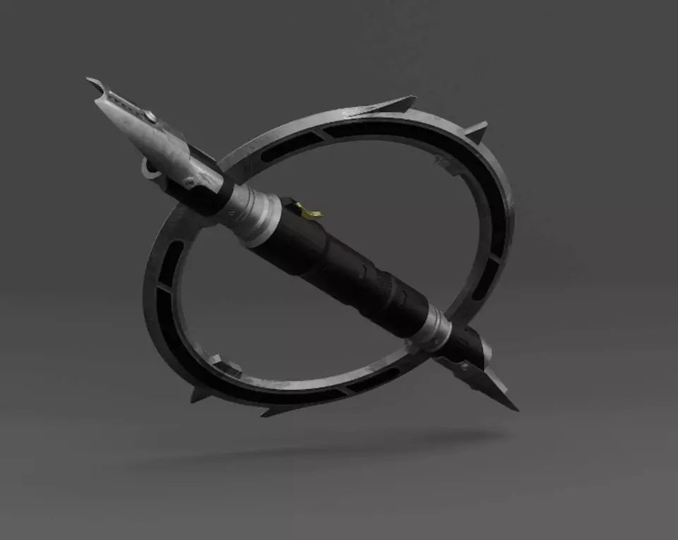 Marrok Inspired 3D Printed Raw, Unpainted Saber, Ashoka, Star Wars.