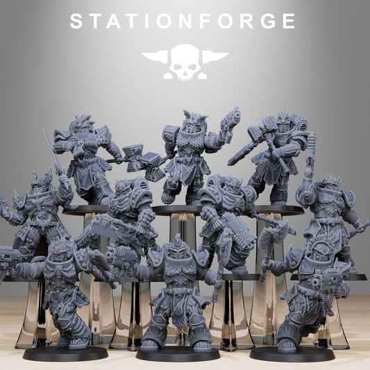 Socratis Dragon Knights Miniatures - Station Forge Figures