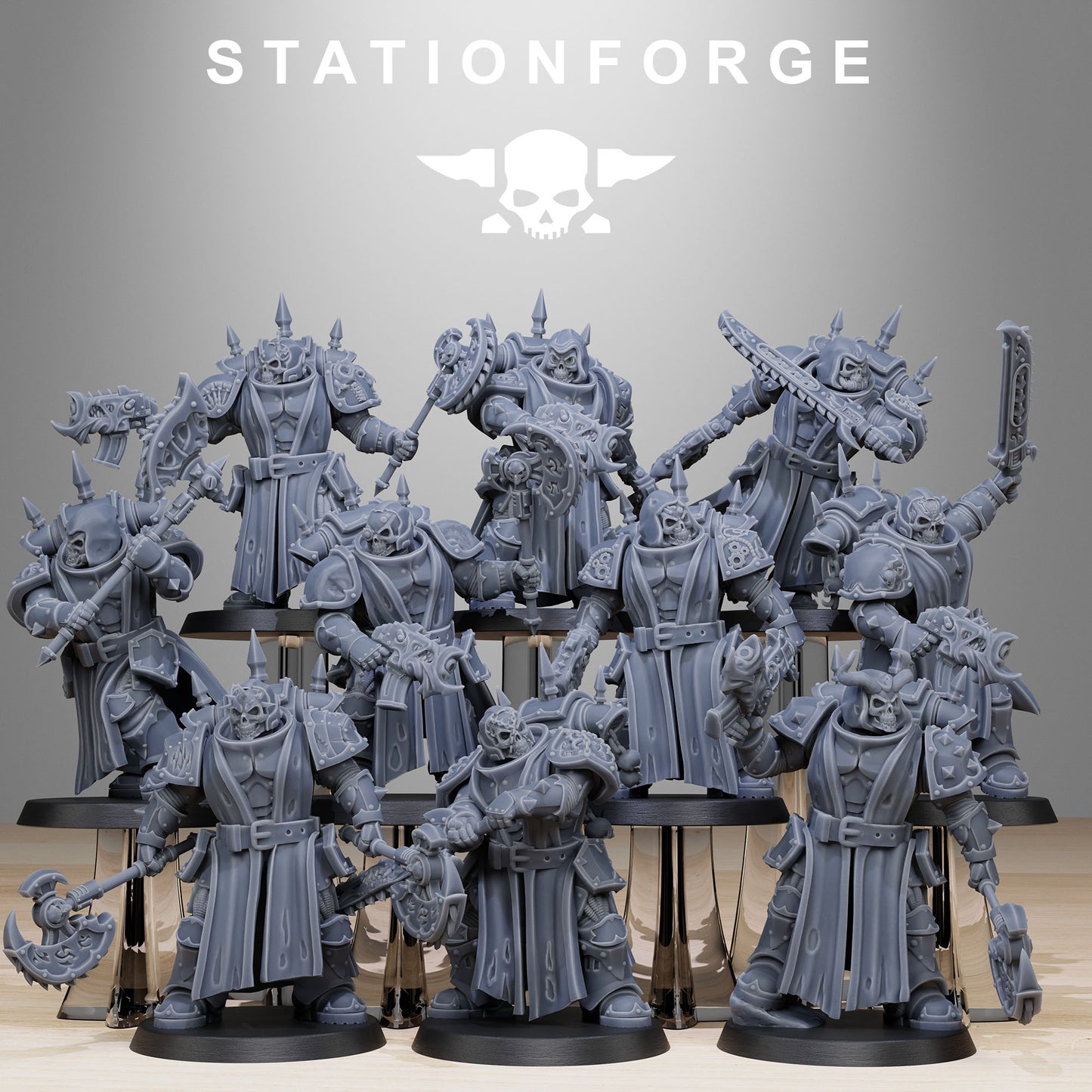 Corrupted Socratis Miniatures - Station Forge Figures