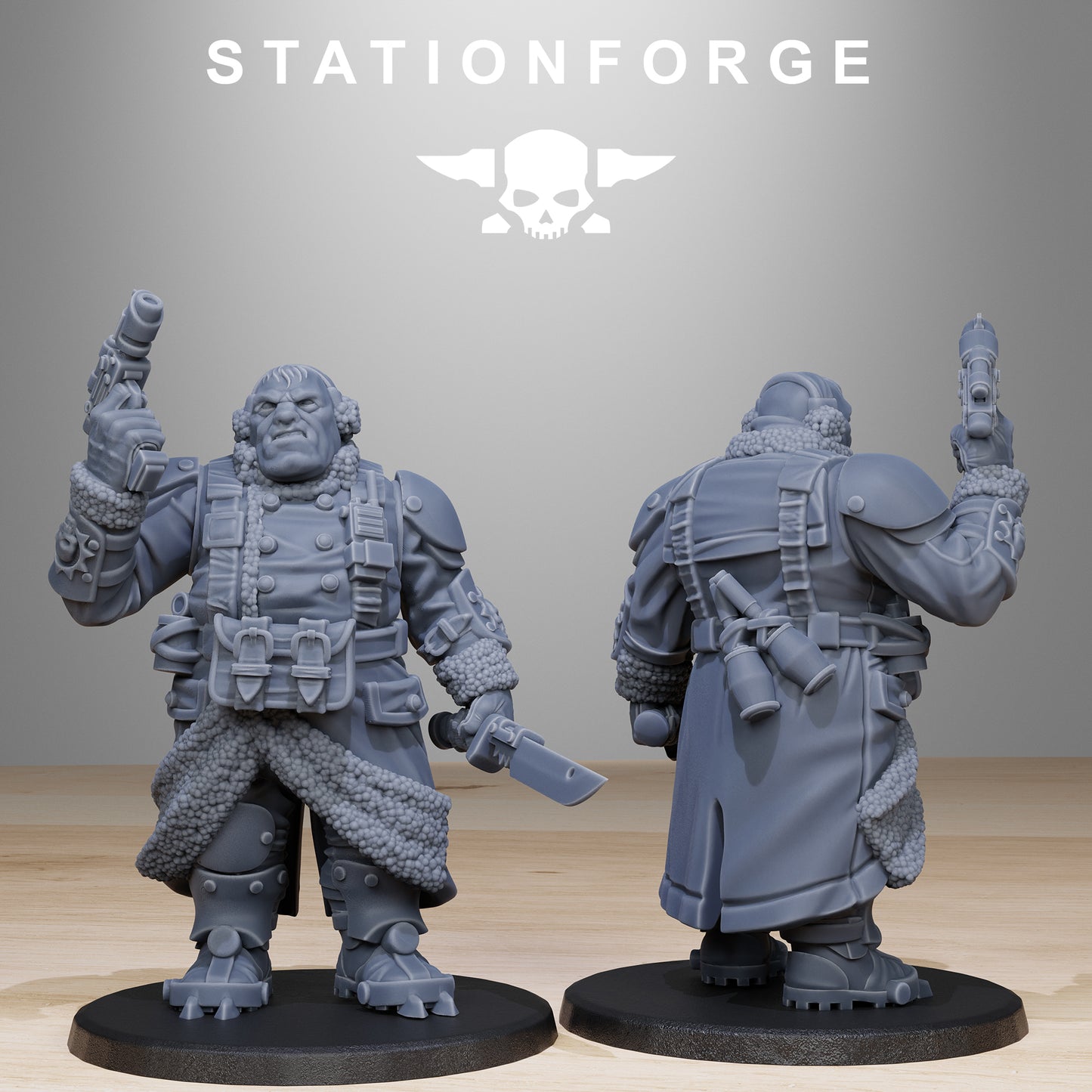 GrimGuard Frostwatch Mutants Miniatures - Station Forge Warhammer Figures