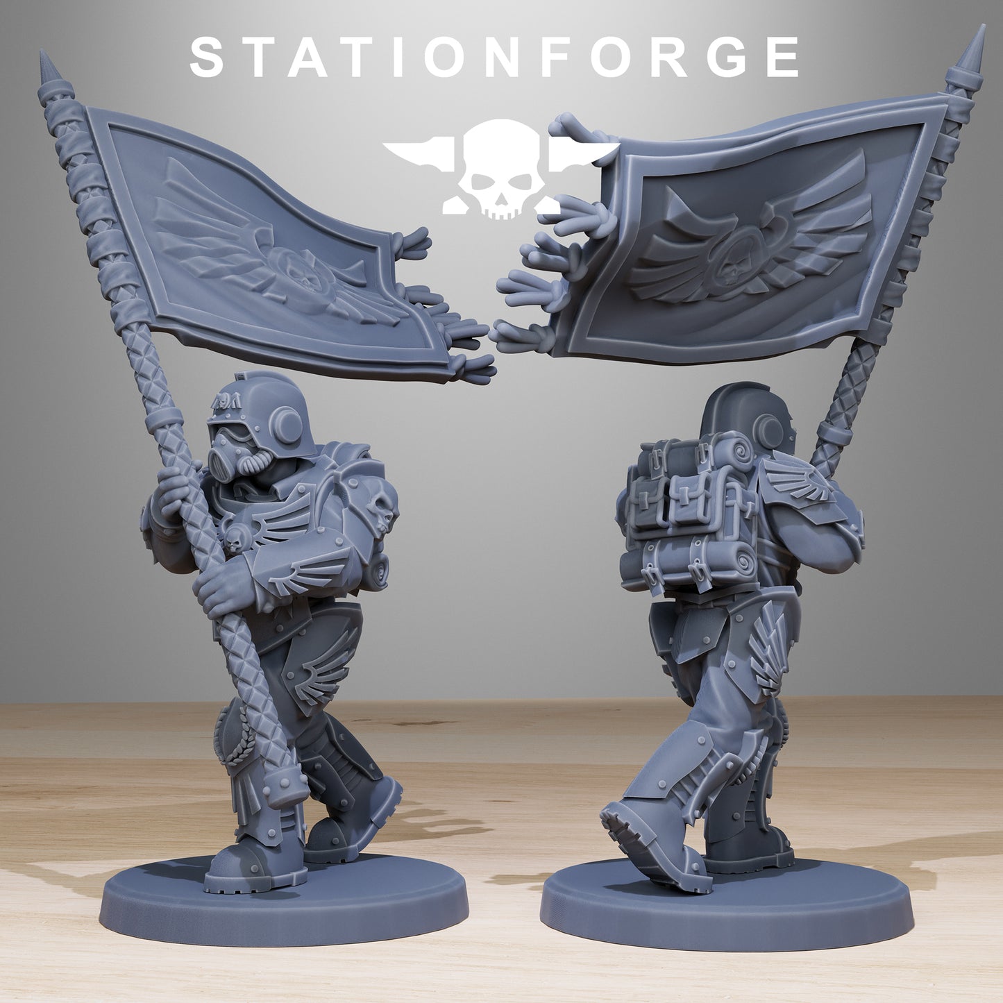 GrimGuard Elites Miniatures - Station Forge Warhammer Figures