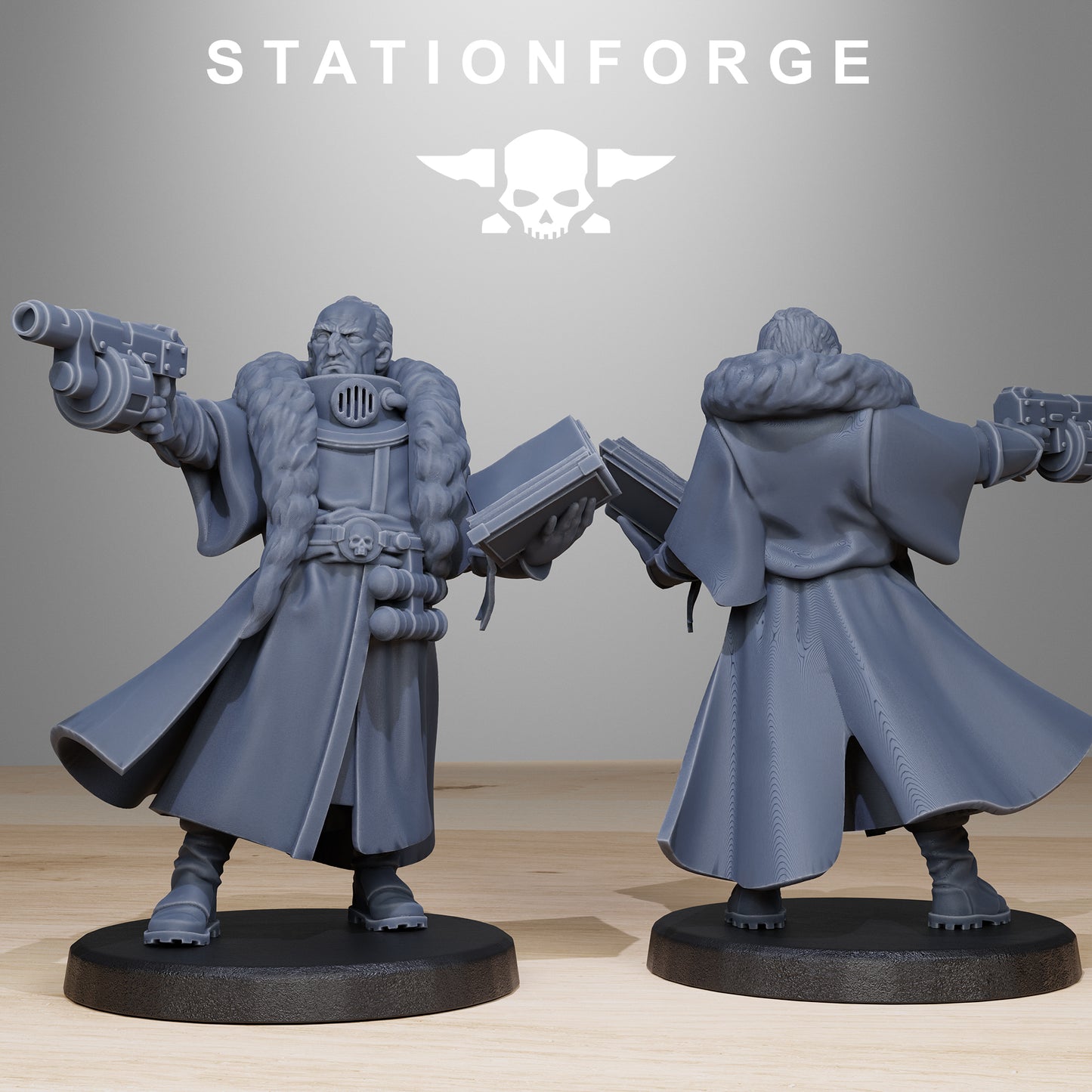 GrimCorp Mercenaries Miniatures - Station Forge Figures