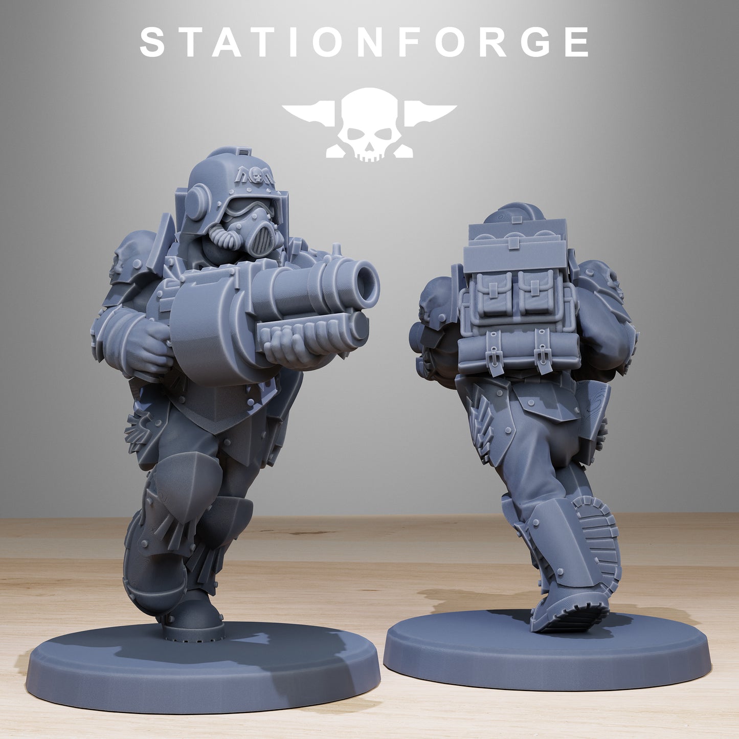 GrimGuard Elites Miniatures - Station Forge Warhammer Figures