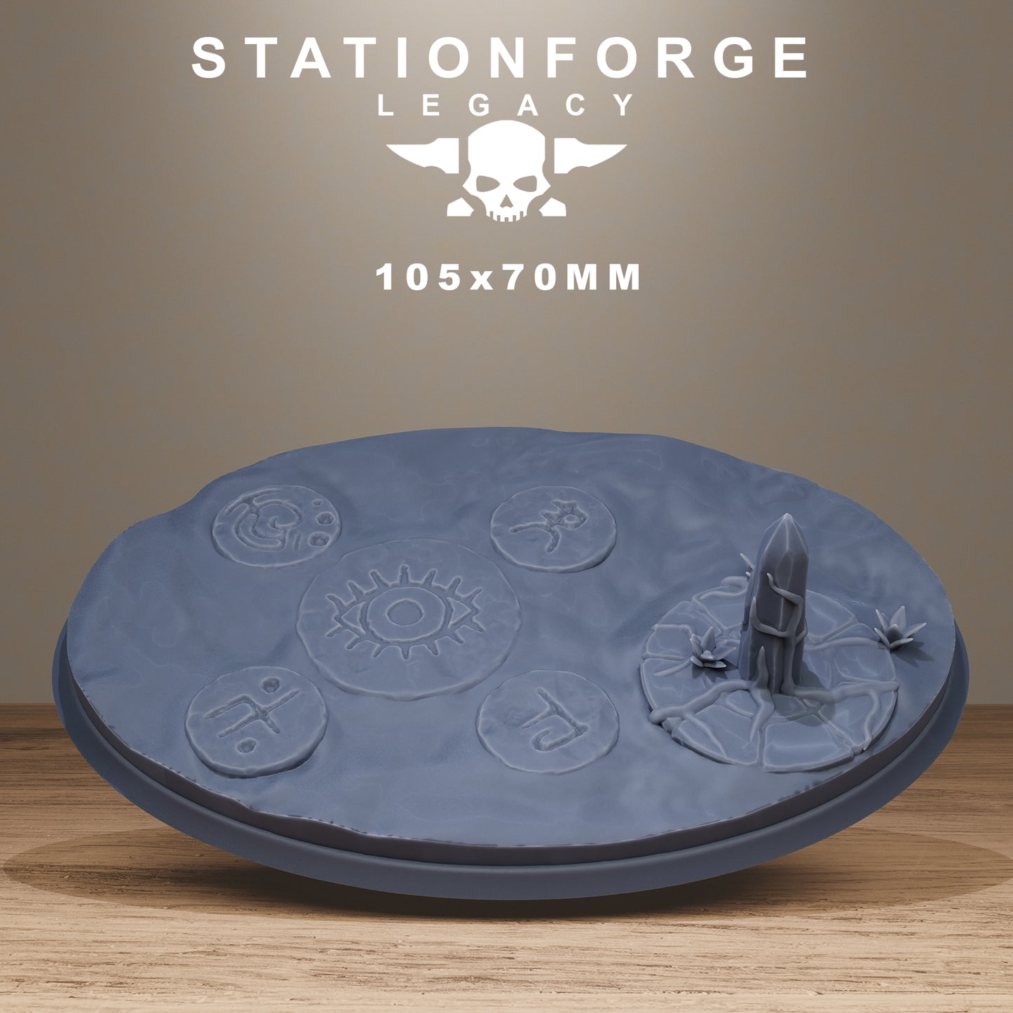 Mystic Base Pack | Grimdark | Scenic Bases from Station Forge Legacy 32mm