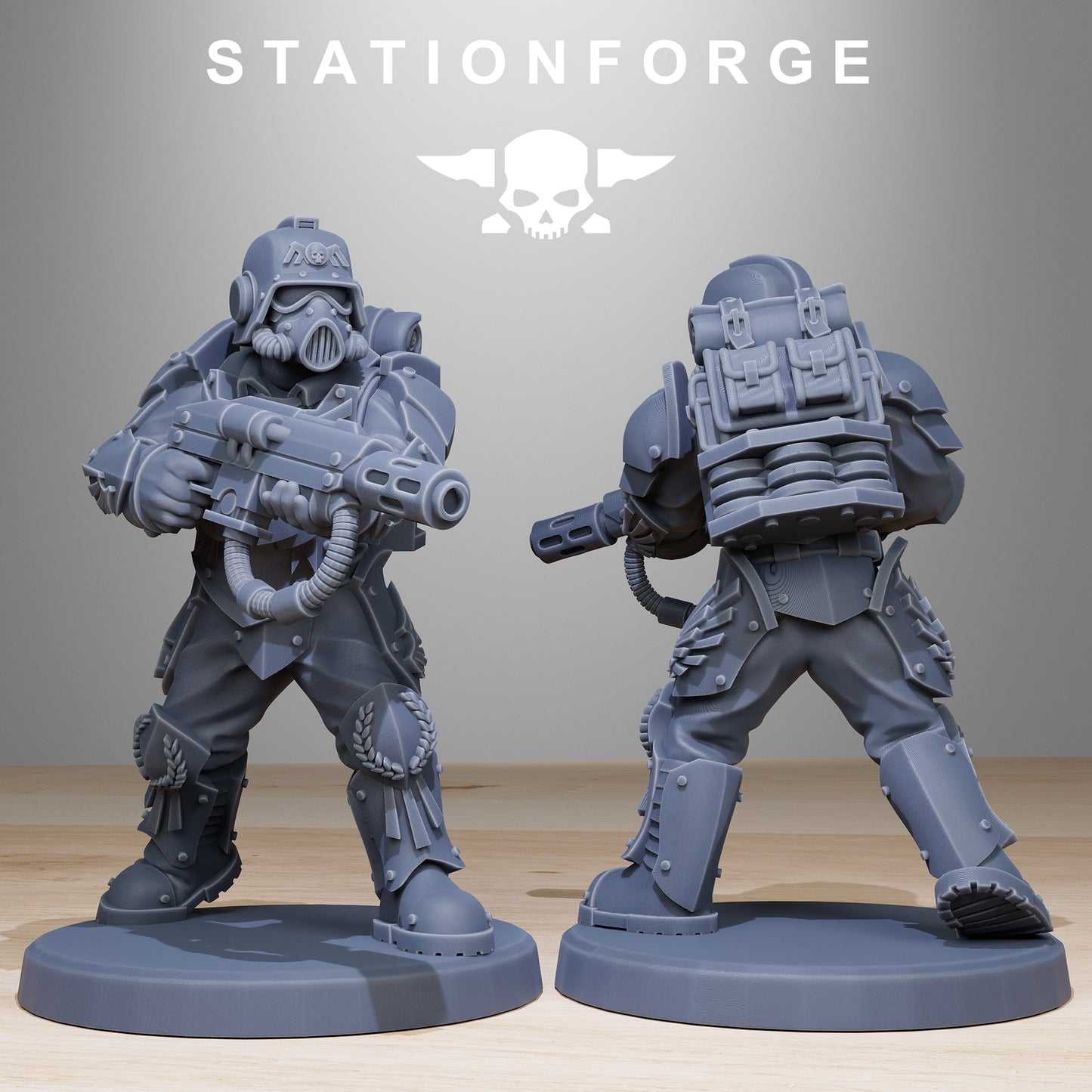 GrimGuard Elites Miniatures - Station Forge Warhammer Figures