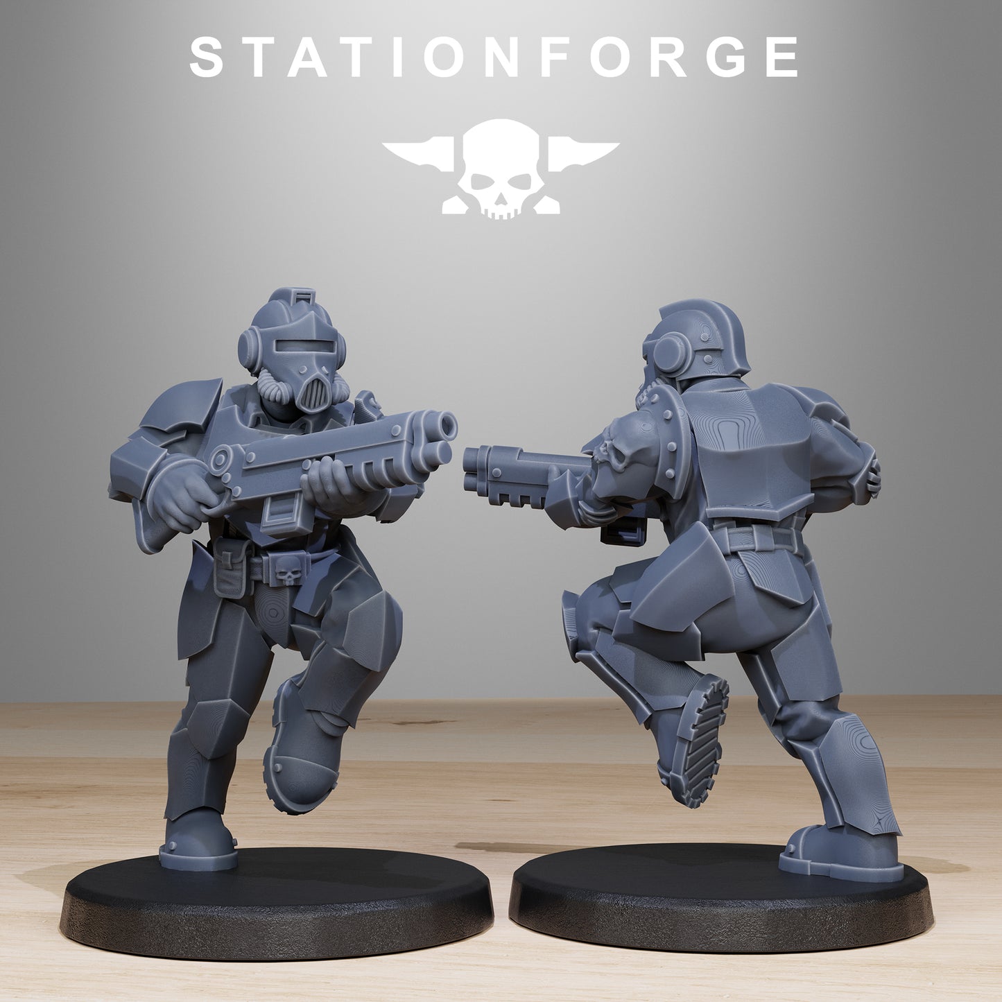 GrimGuard Enforcers Miniatures - Station Forge Warhammer Figures