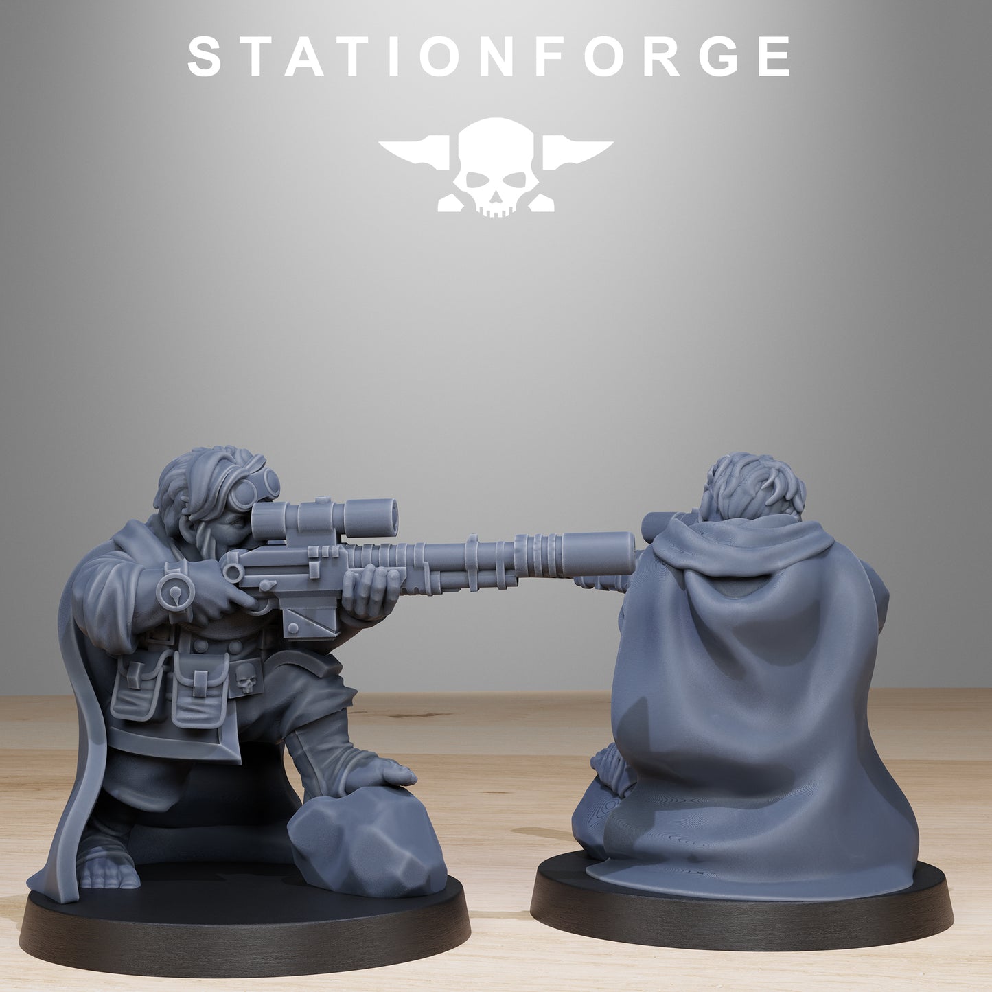 The GrimGuard Skulldart Trappers from Station Forge 32mm