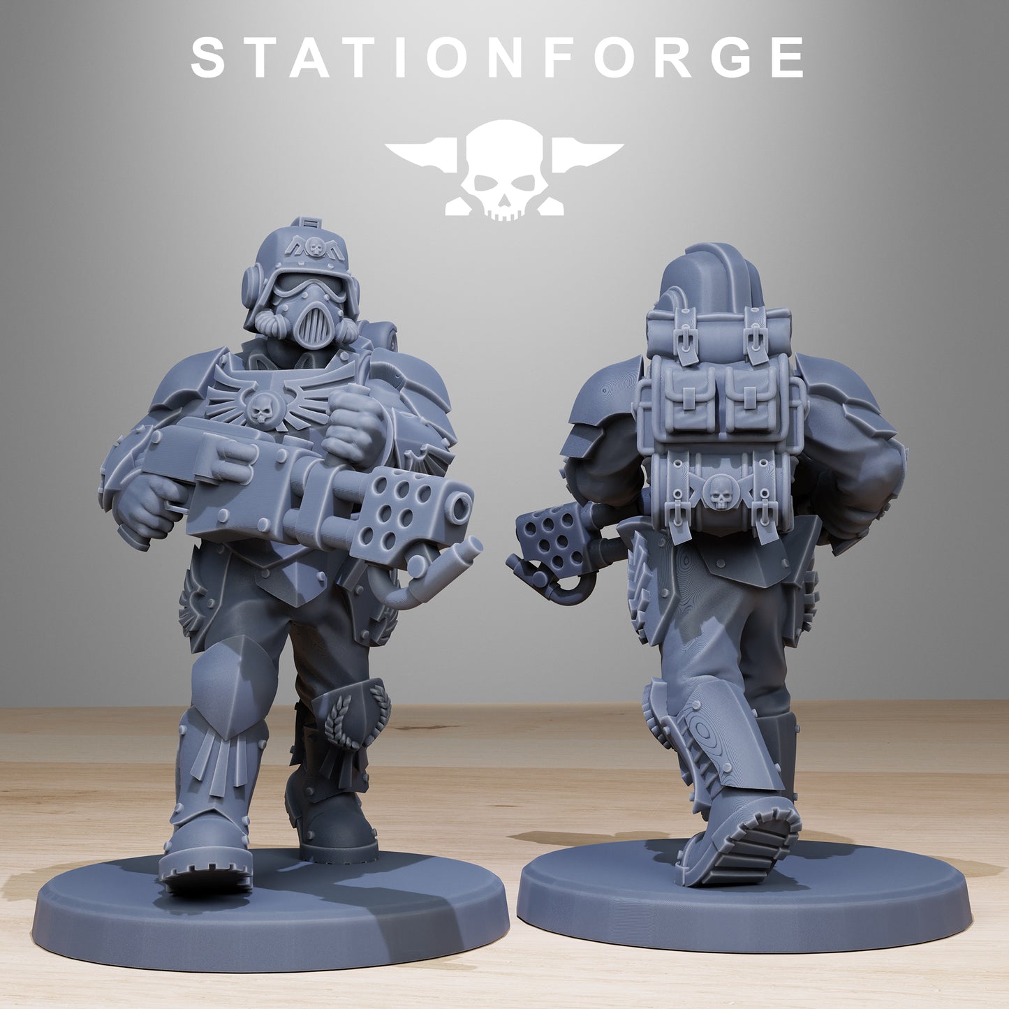 GrimGuard Elites Miniatures - Station Forge Warhammer Figures