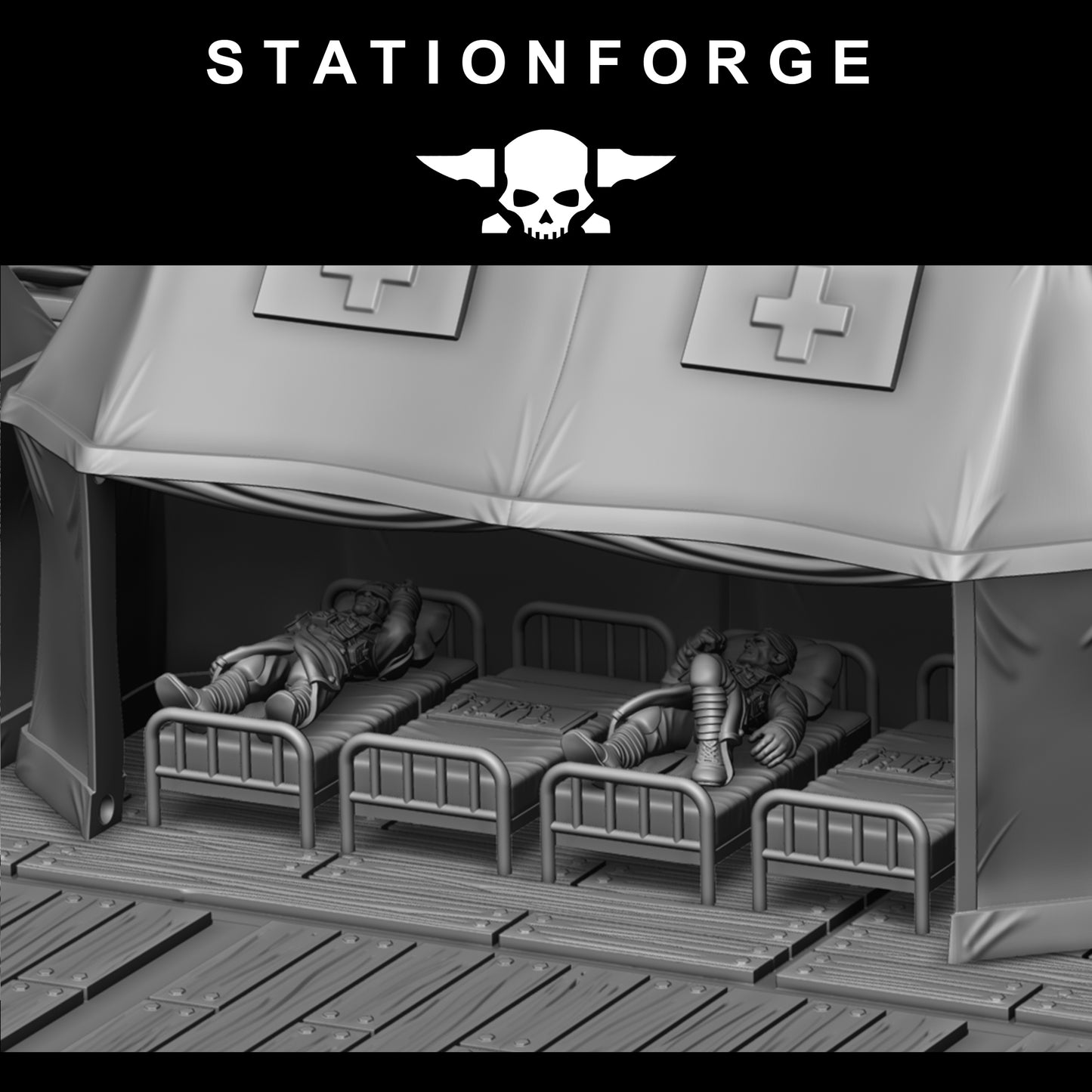 GrimGuard Trench Terrain By Station Forge