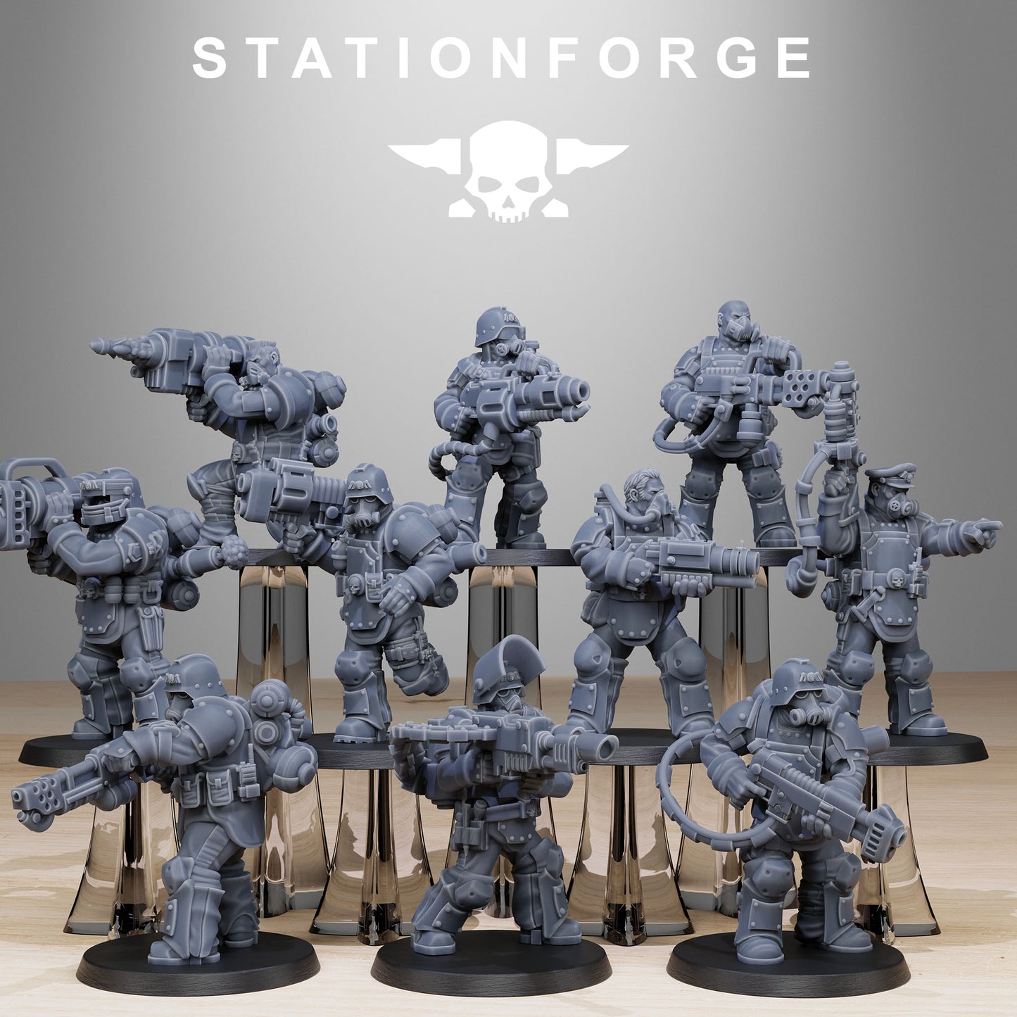 GrimGuard Armored Squad Reborn From Station Forge