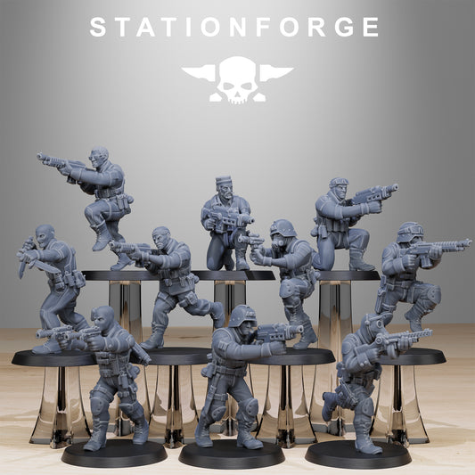 The GrimGuard Counter Terrorists from Station Forge 32mm