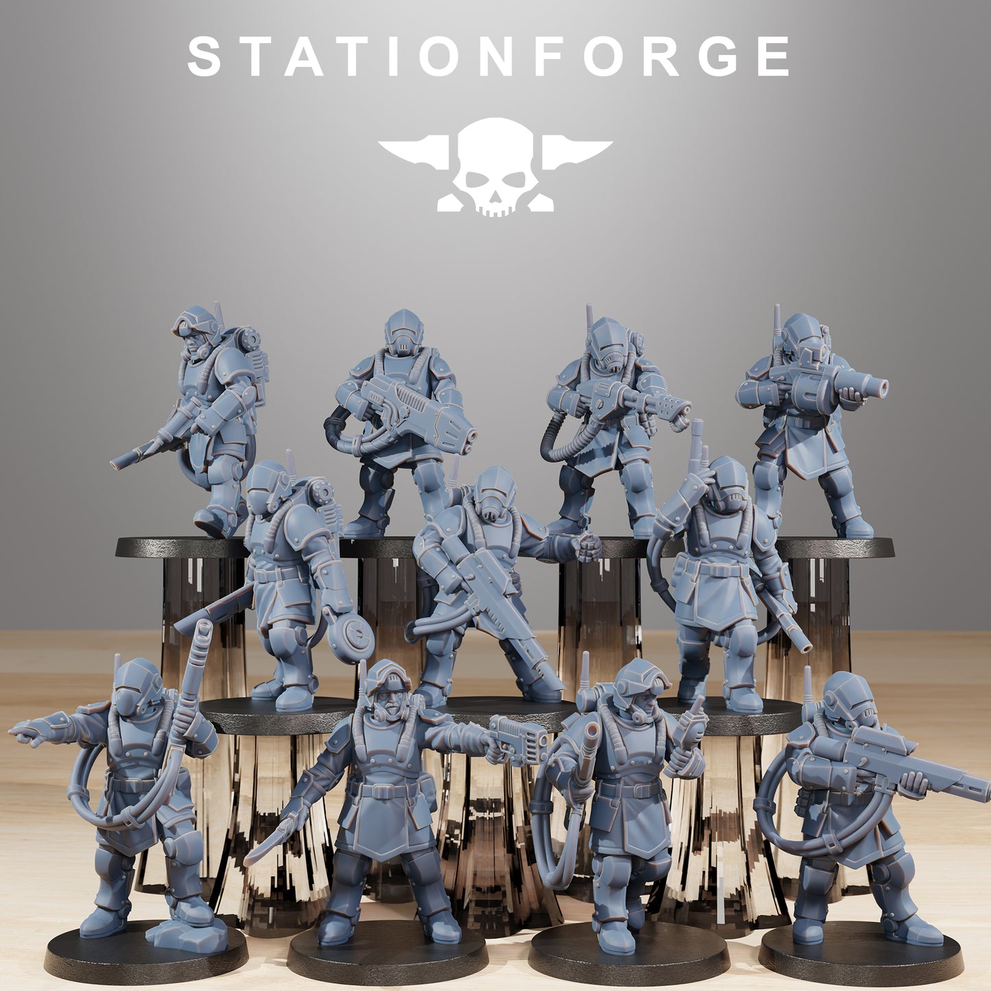 RoyalGuard Commandos Miniatures - Tabletop