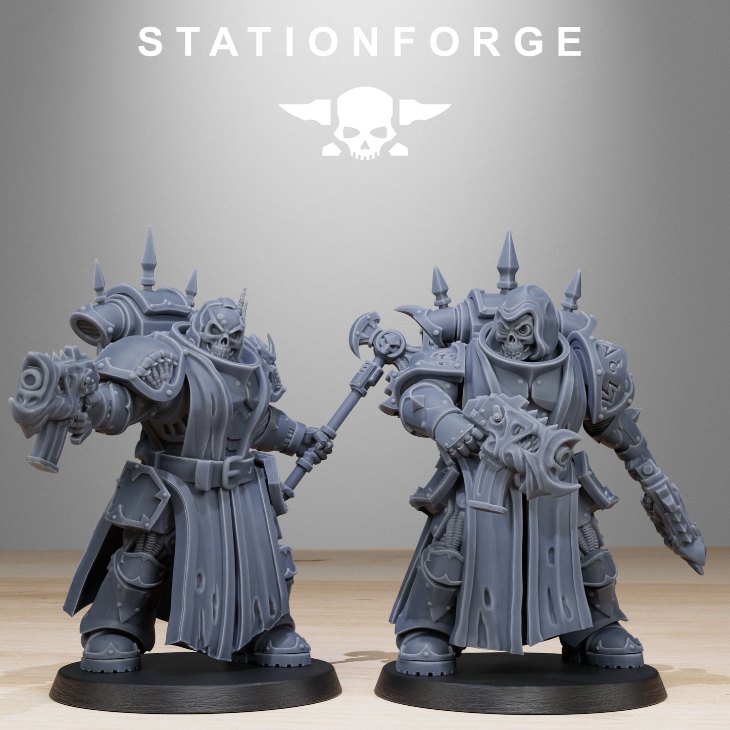 Corrupted Socratis Miniatures - Station Forge Figures