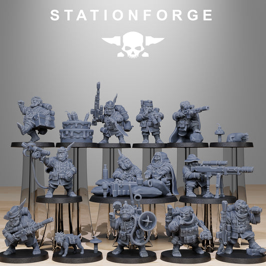 The GrimGuard Skulldart Trappers from Station Forge 32mm