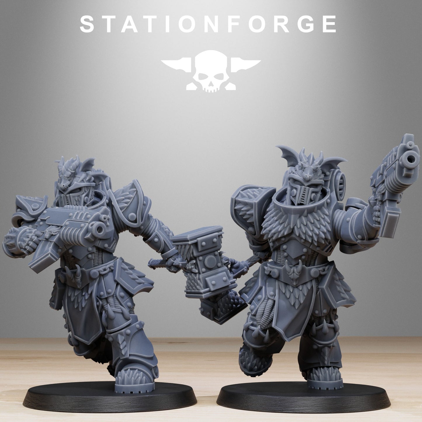 Socratis Dragon Knights Miniatures - Station Forge Figures