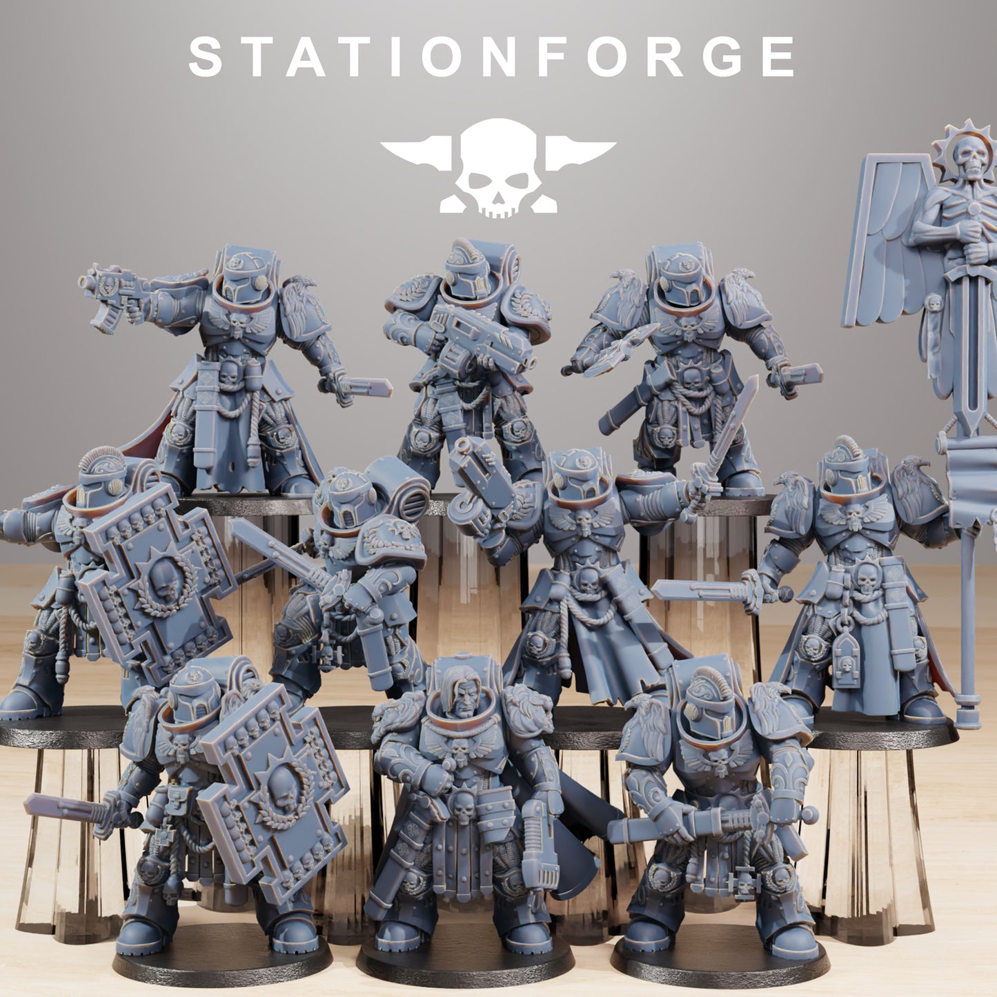 Socratis Guardmen from Station Forge, Table top gaming.