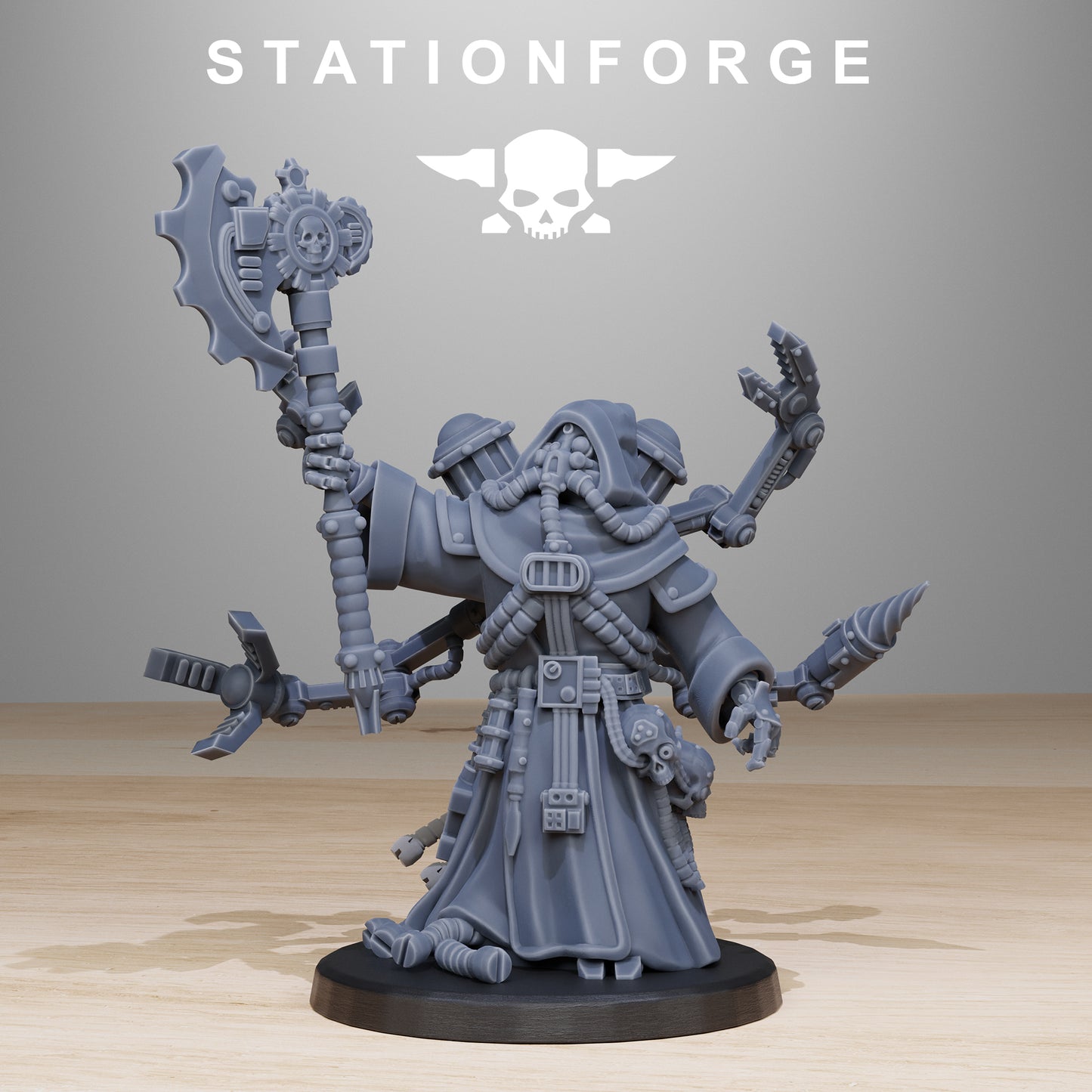 Scavenger SynPriest Miniature - Station Forge Figures