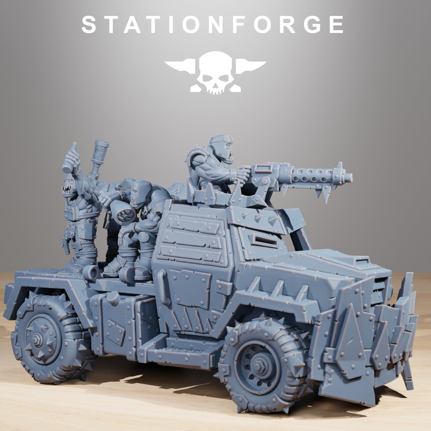 Orkaz Party/Battle Wagon from Station Forge Full Set