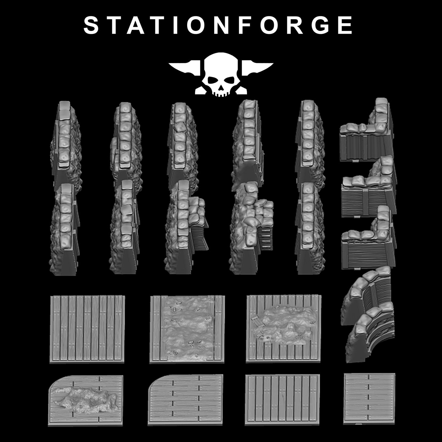 GrimGuard Trench Terrain By Station Forge