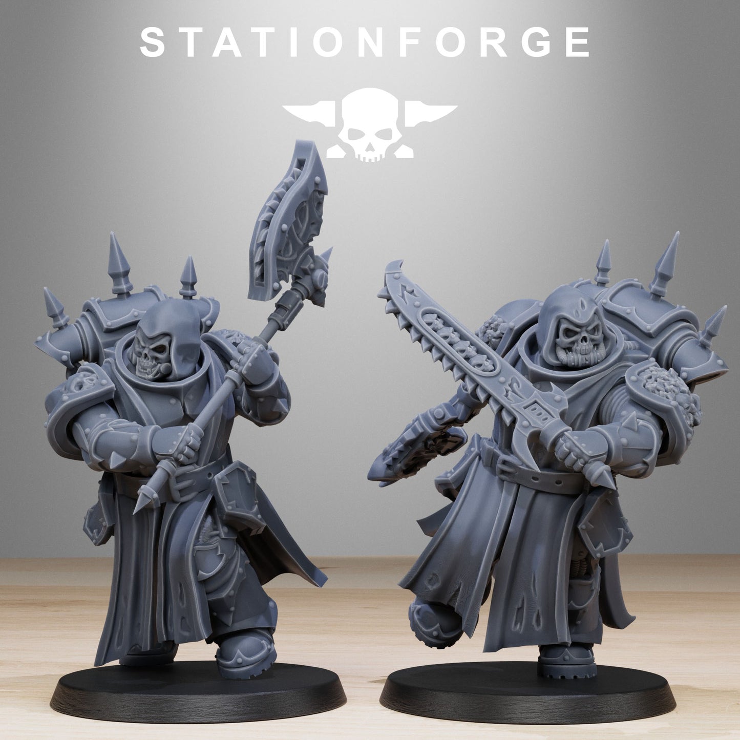 Corrupted Socratis Miniatures - Station Forge Figures