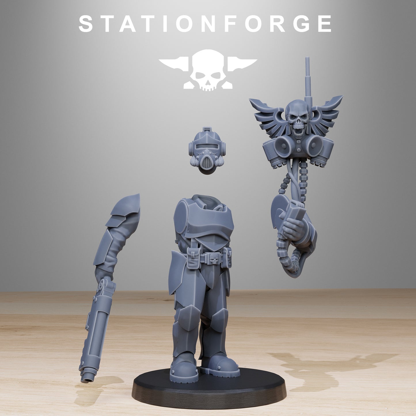 GrimGuard Enforcers Miniatures - Station Forge Warhammer Figures