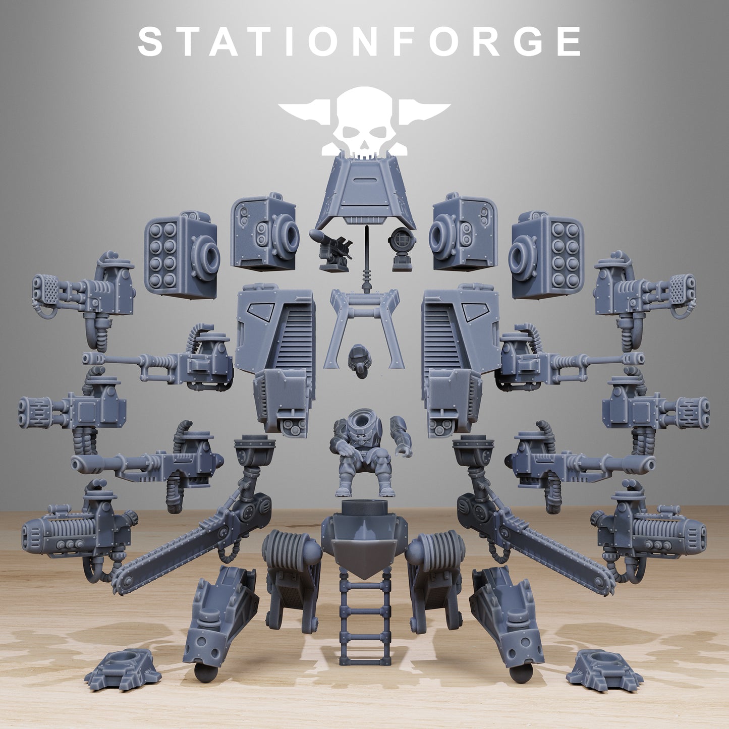 Vaskar Walker Miniature - Station Forge Figures