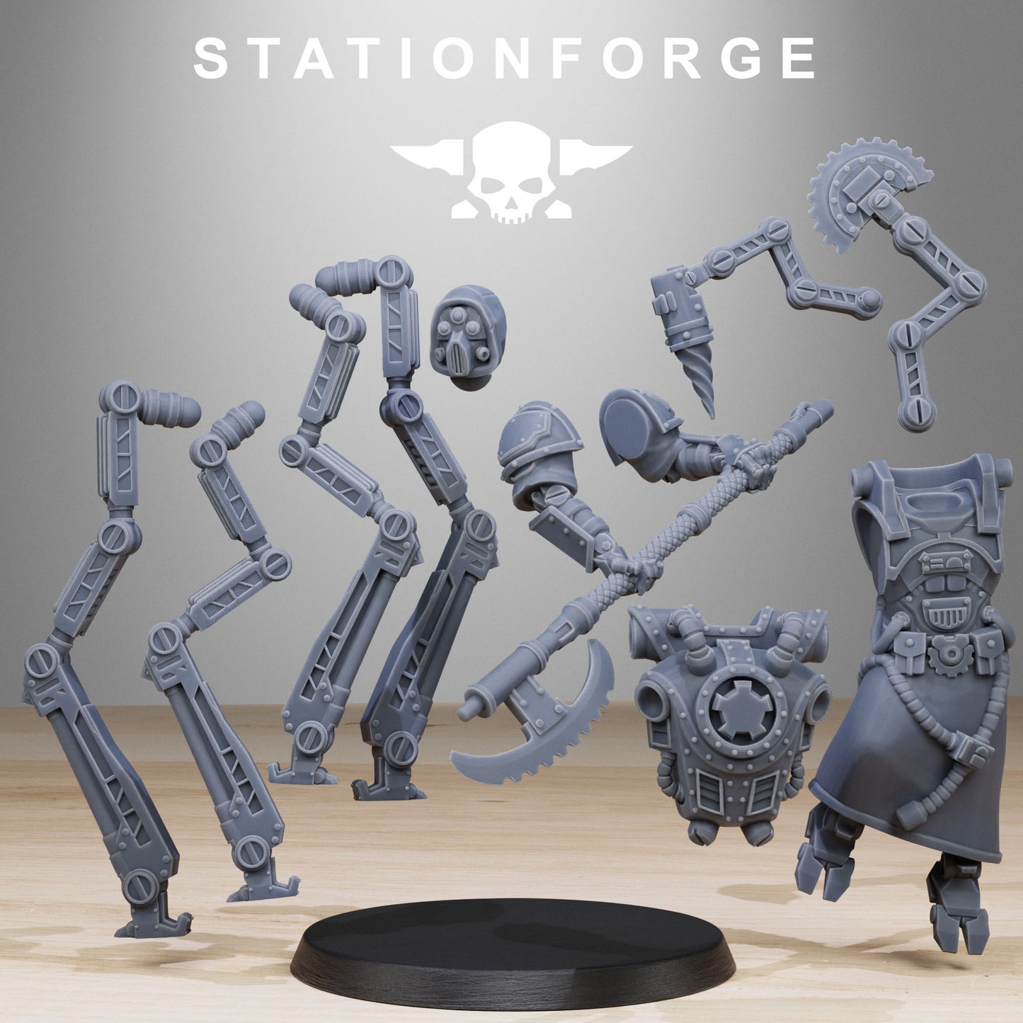 The Scavenger Octapods from Station Forge 32mm