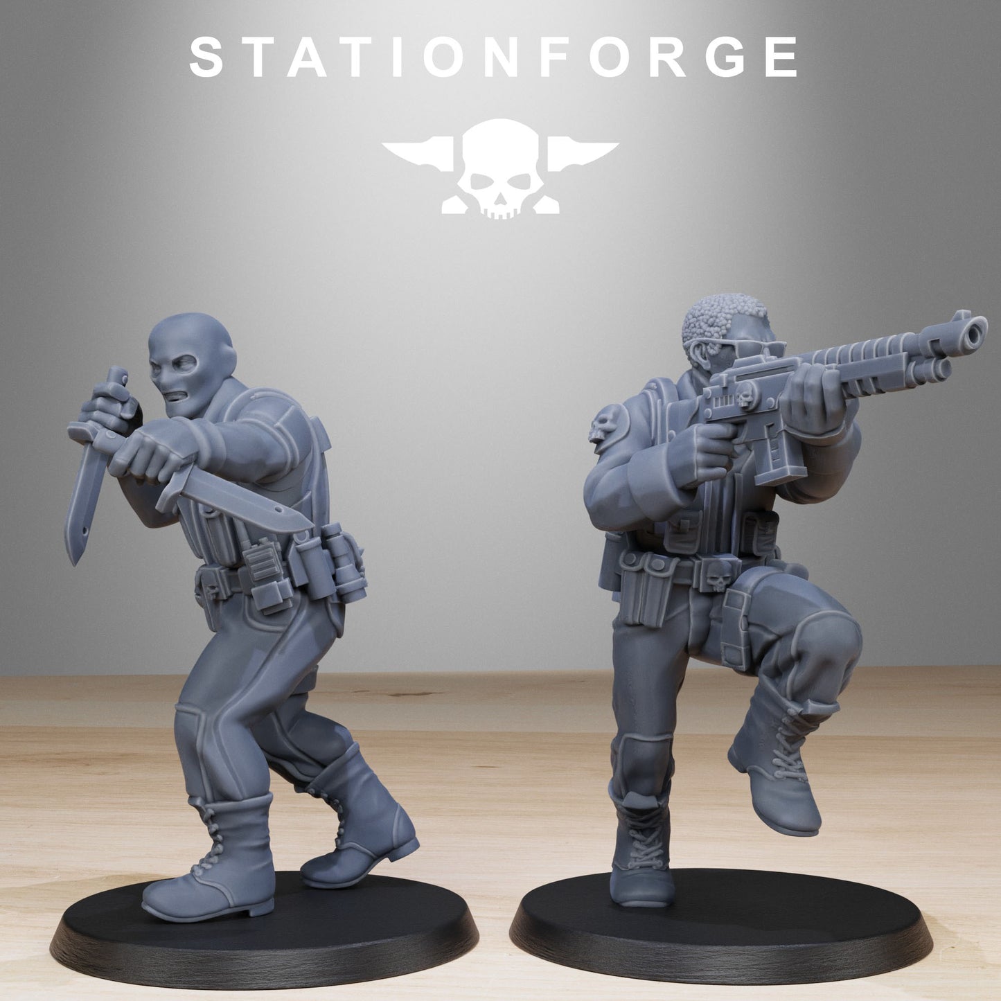 The GrimGuard Counter Terrorists from Station Forge 32mm