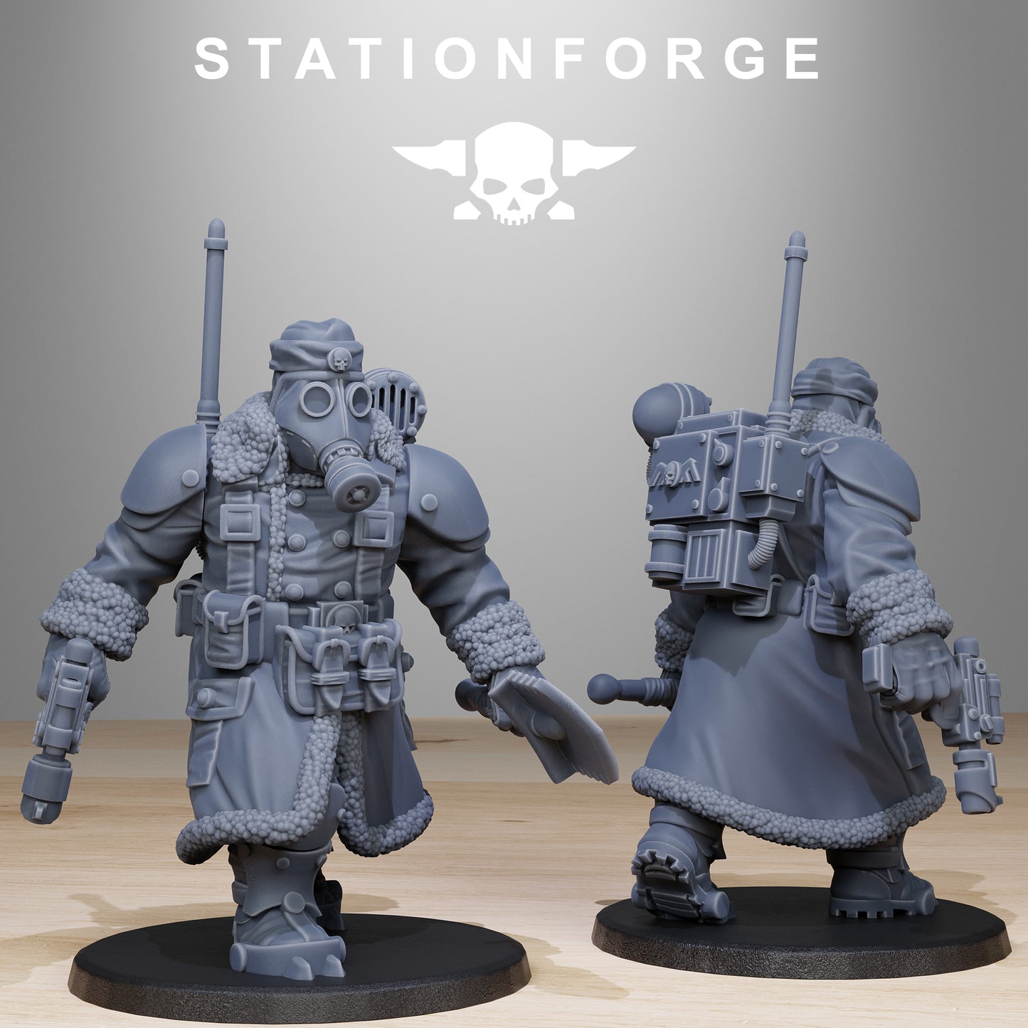 GrimGuard Frostwatch Mutants Miniatures - Station Forge Warhammer Figures