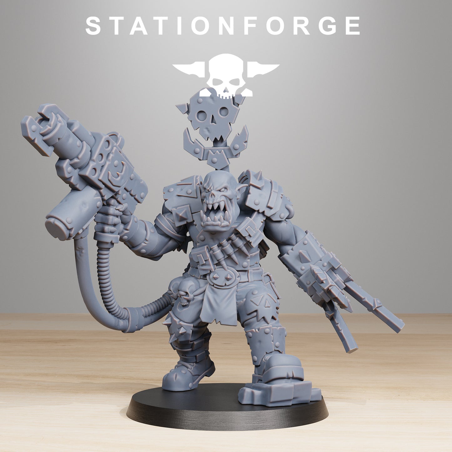 The Orkaz BlackSkull Boss from Station Forge