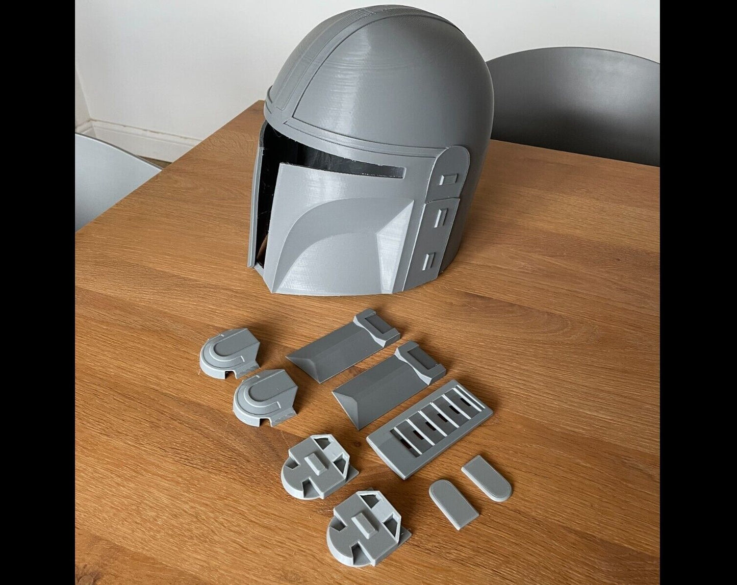 Star Wars Din Djarin Inspired Helmet - 3D Printed - Mandalorian