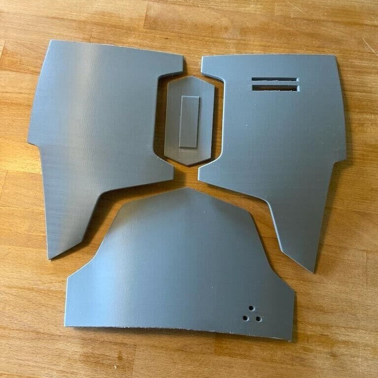Boba Fett Inspired Chest Armor Costume - Star Wars Mandalorian Cosplay