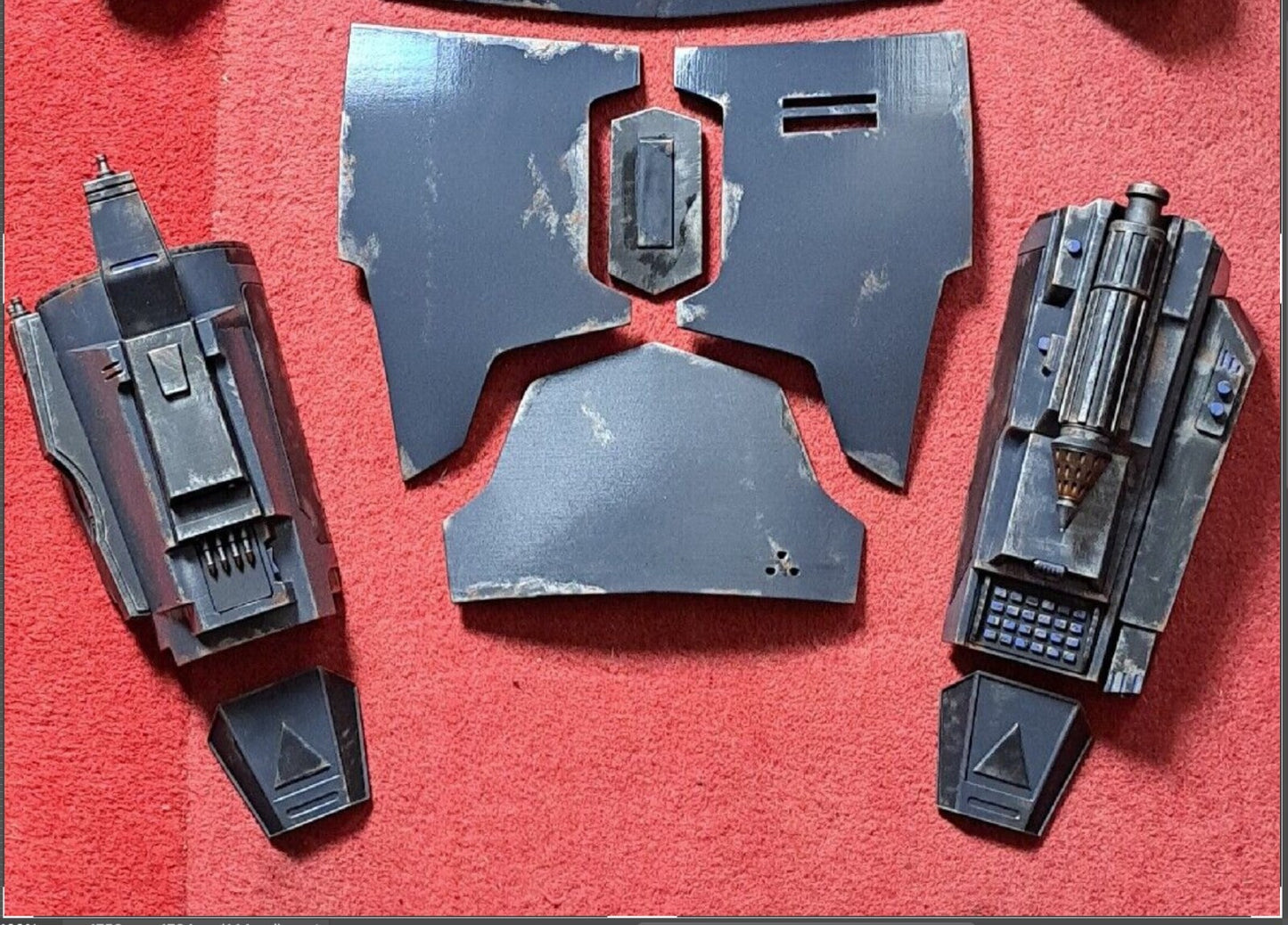 Boba Fett Inspired 3D Printed Gauntlets - Book of Boba Fett Cosplay