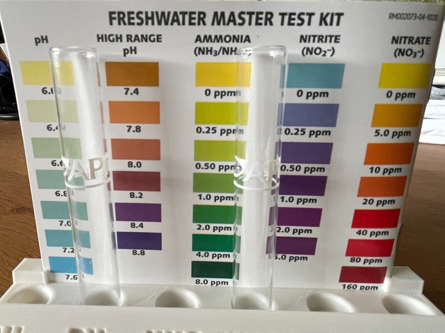 API Aquarium test kit tube holder and drying rack