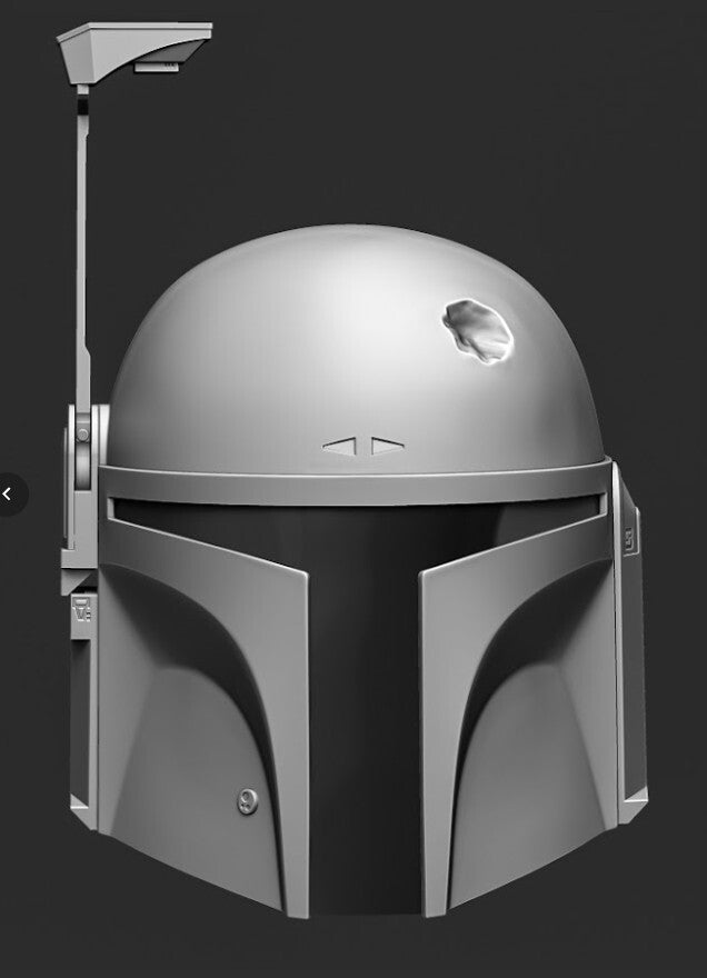 Boba Fett Inspired Book of Boba Helmet - 3D Printed Mandalorian Costume