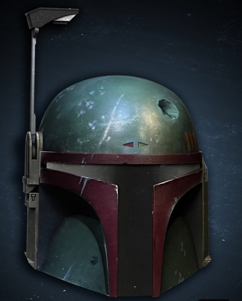 Boba Fett Inspired Book of Boba Helmet - 3D Printed Mandalorian Costume