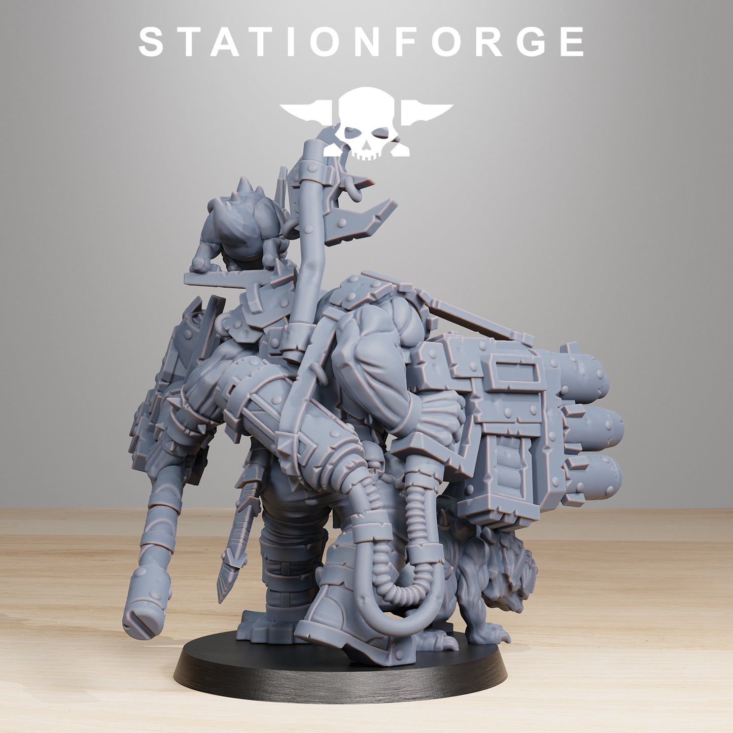 The Orkaz BlackSkull Boss from Station Forge