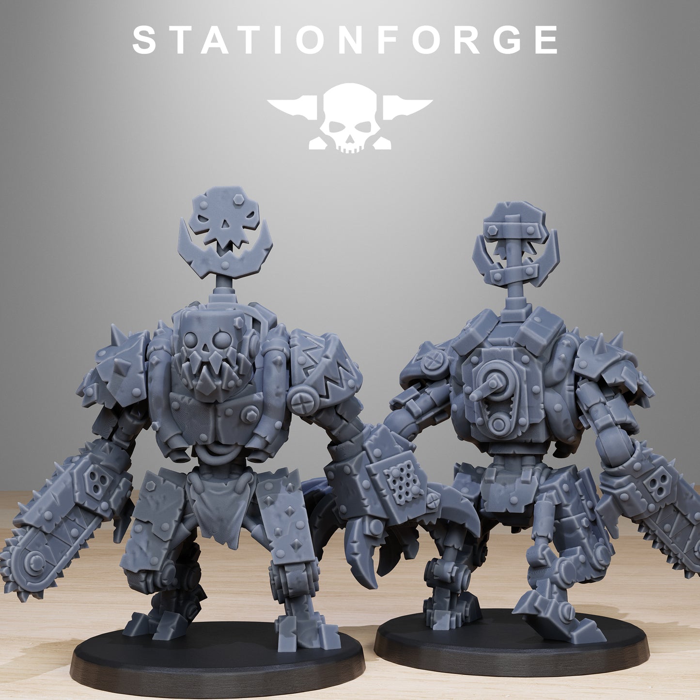 Orkaz Bots Infantry Miniatures - Station Forge Figures