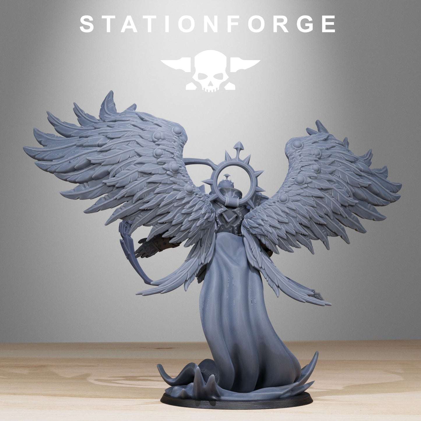 Corrupted Archon Angel (Pose 2) From Stationforge | Tabletop Wargaming