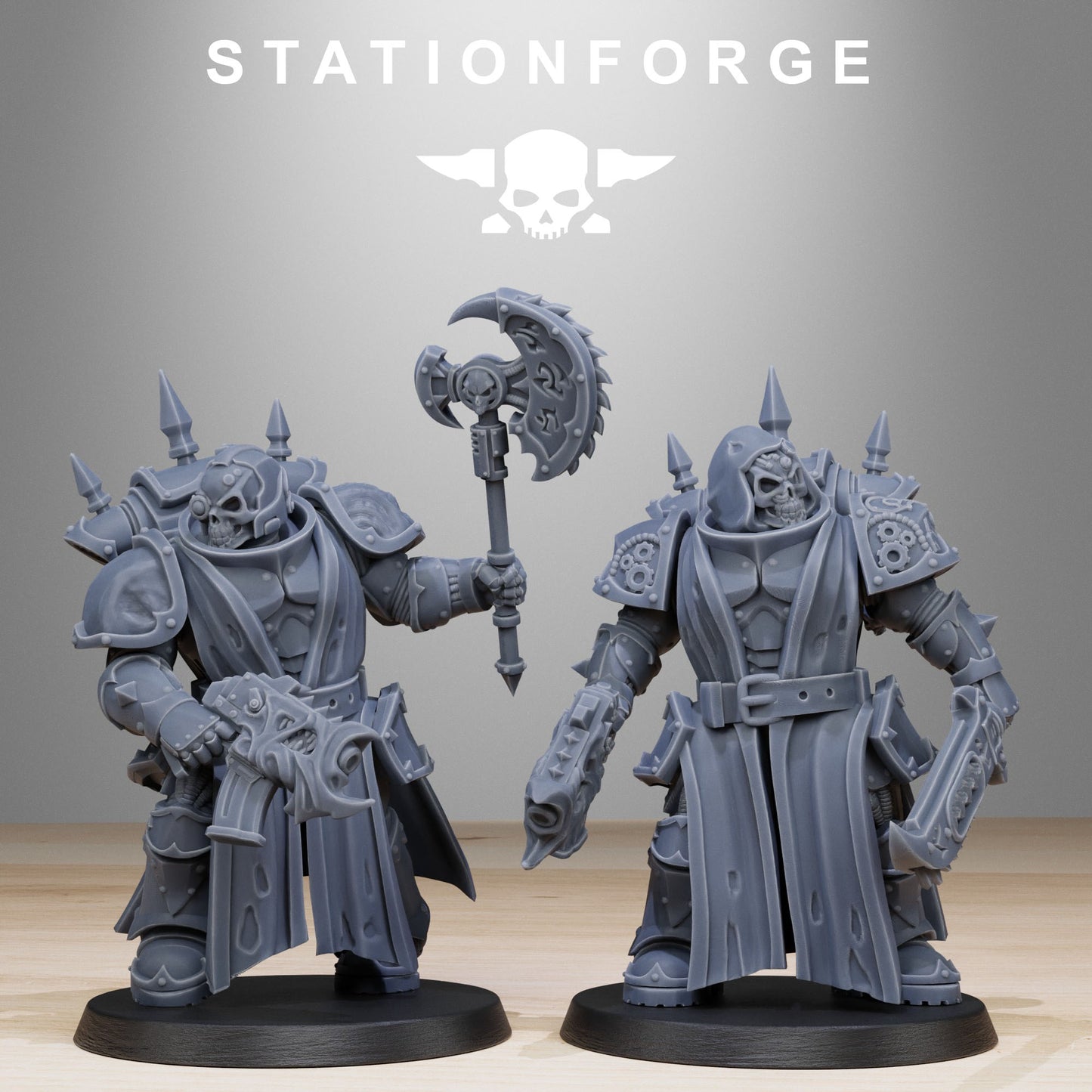 Corrupted Socratis Miniatures - Station Forge Figures