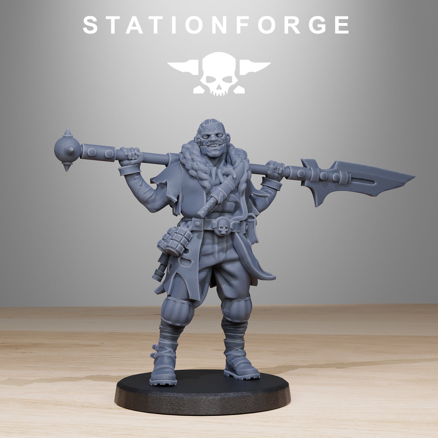 GrimCorp Mercenaries Miniatures - Station Forge Figures