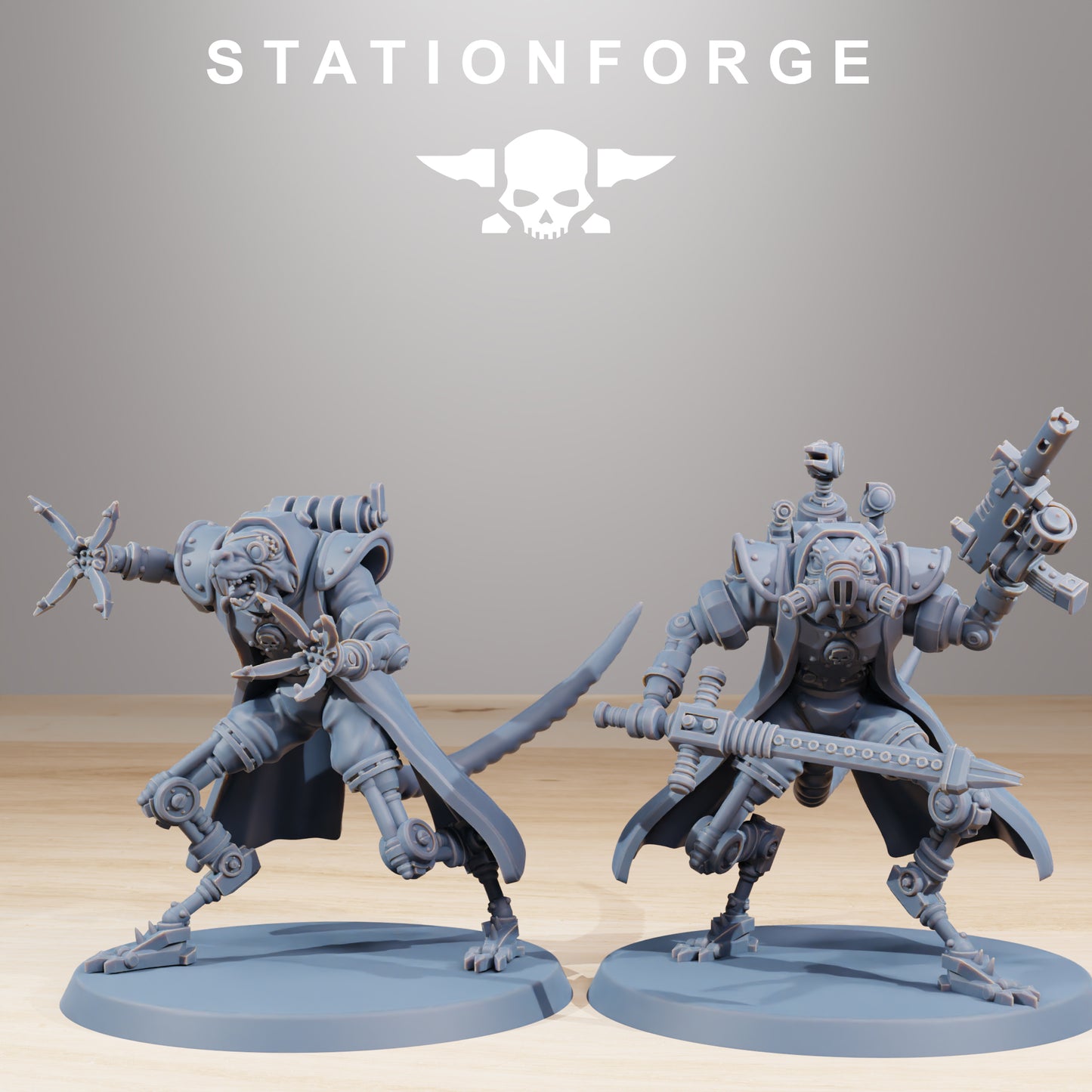 Raticus Curdsters Miniatures - Station Forge Figures