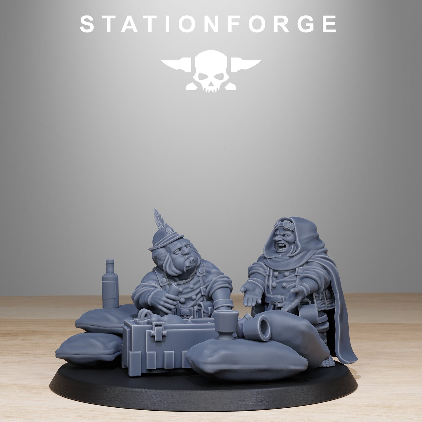 The GrimGuard Skulldart Trappers from Station Forge 32mm