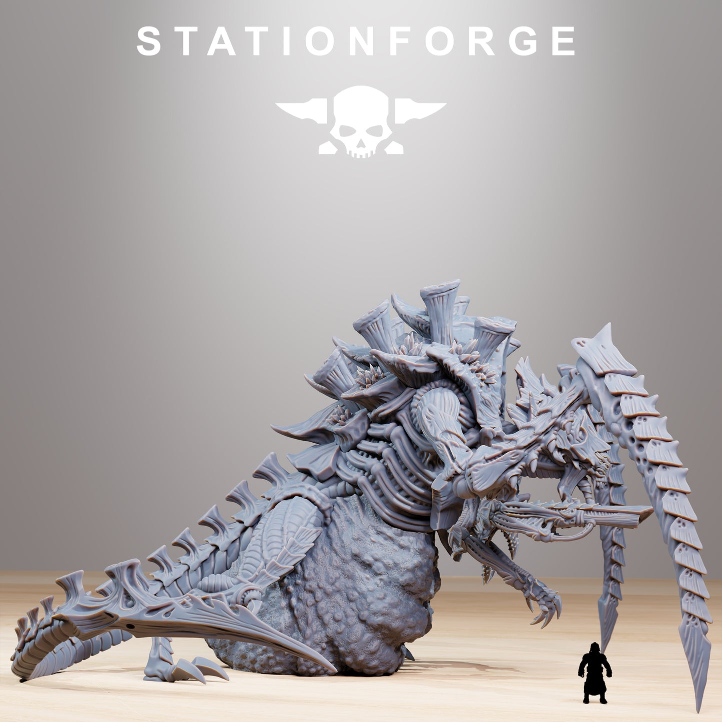 The Xenarid Queen Titan from Station Forge., Table top gaming.