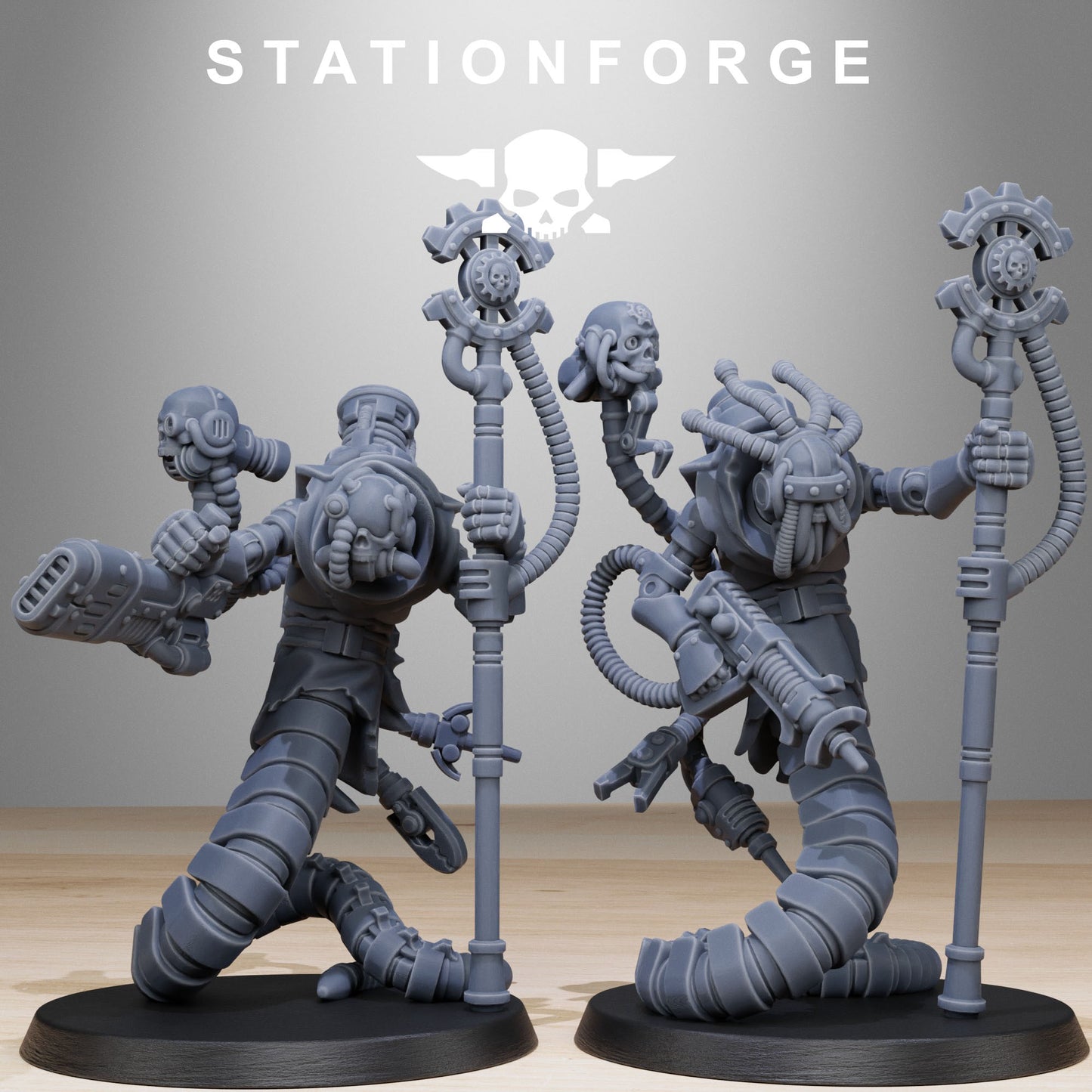 The Scavenger Serpents from Station Forge 32mm