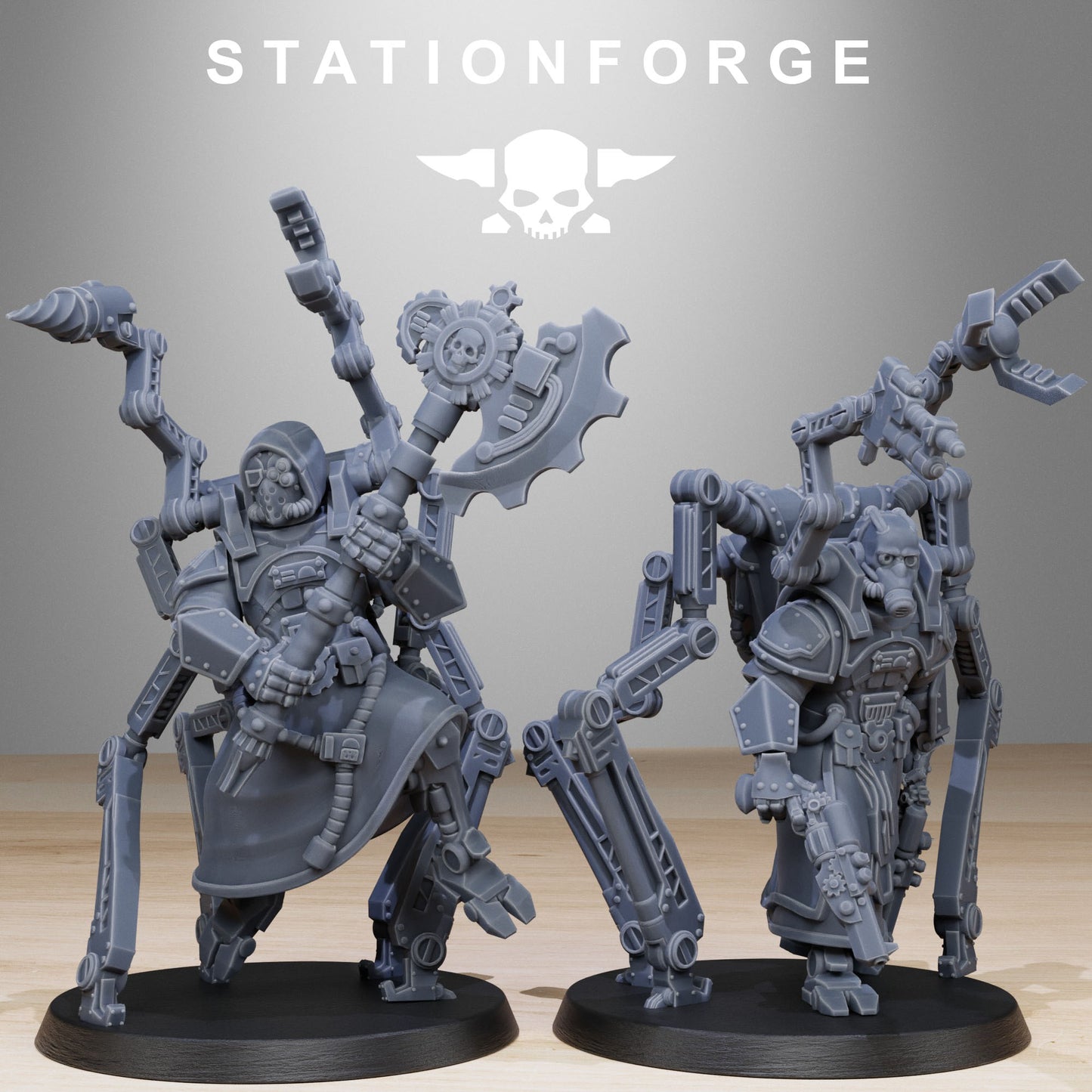 The Scavenger Octapods from Station Forge 32mm