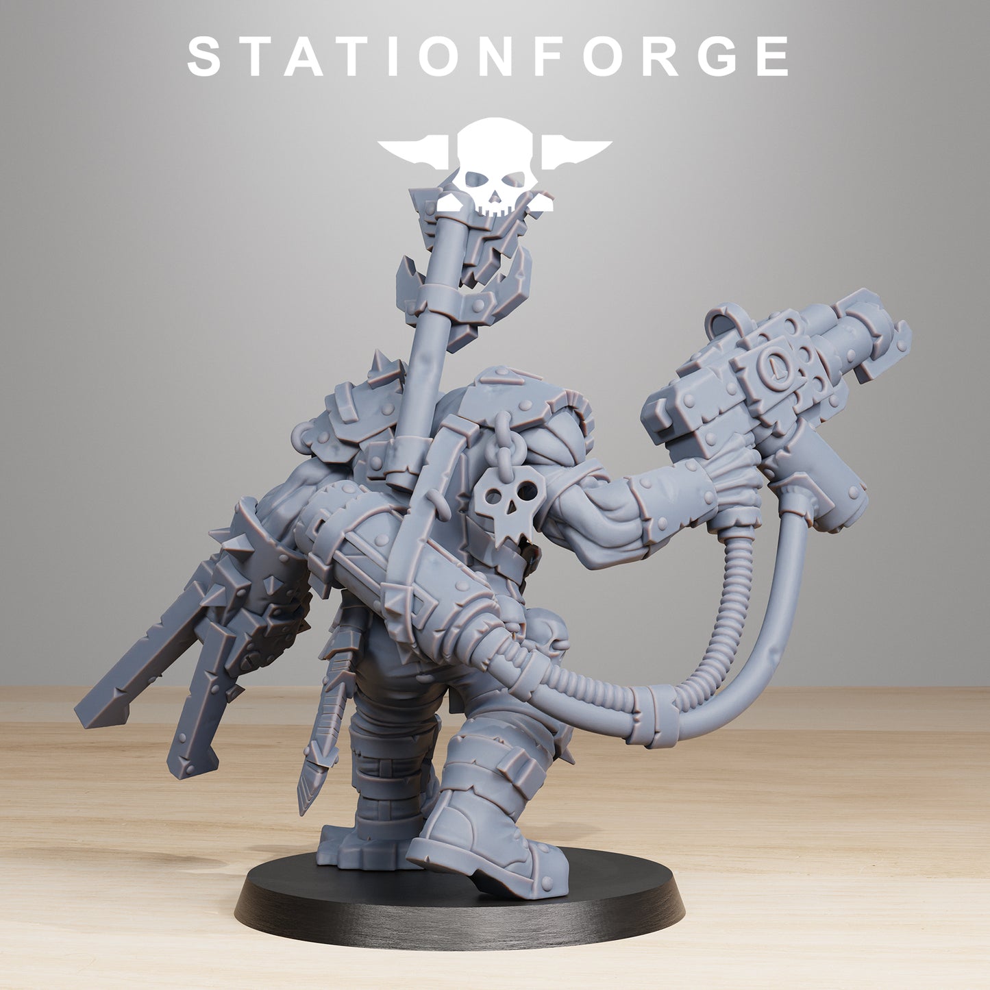 The Orkaz BlackSkull Boss from Station Forge