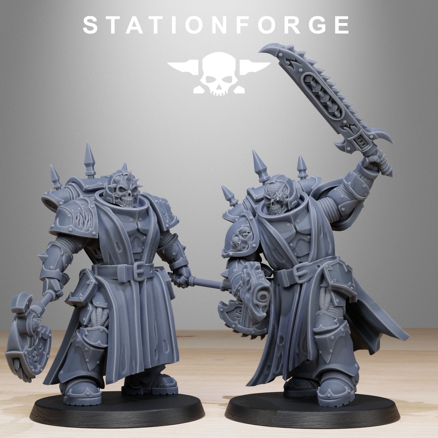 Corrupted Socratis Miniatures - Station Forge Figures